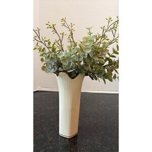 Lenox Meridian 7" High, Gold Rimmed, Porcelain Vase